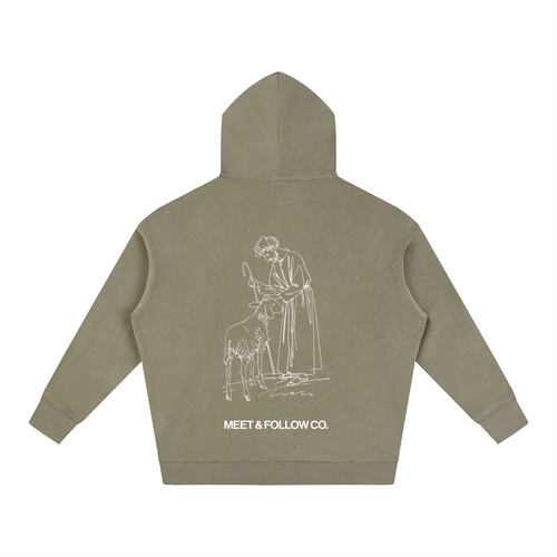 "I Follow Jesus" Oversized Hoodie | Green